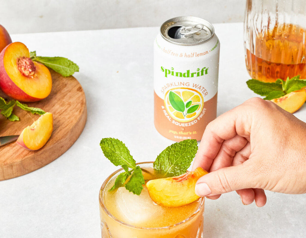 Spindrift Recipe: Georgia Peach - Sweet and Juicy