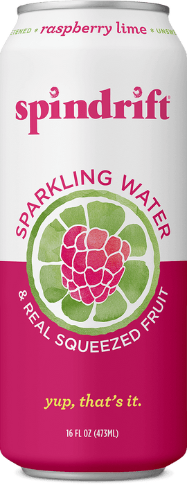 16oz Raspberry Lime - Large Raspberry Lime Can